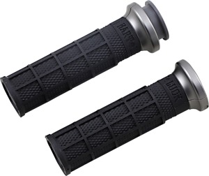 ODI Hart-Luck V-Twin Lock-On Grips Black Graphite For Indian - Lock-On grips for Indian V-Twin motorcycles