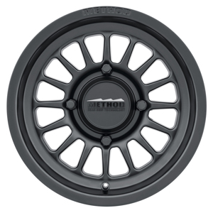 Method MR411 Bead Grip 15x7 4x136 Matte Black Wheel - 15x7 4x136 Matte Black Wheel by Method
