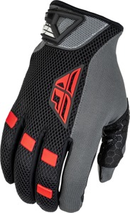 FLY RACING CoolPro Gloves Black/Red 2X-Large - CoolPro Gloves - Black/Red 2X-Large