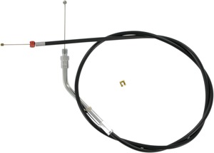 Black Vinyl Throttle Cable - 33" Long Standard Length *OPEN BOX* - Replaces H-D 56324-81 /A/B/C/D