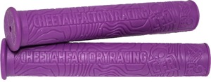 CFR Signature Grips Purple Snowmobile Handlebar Grips - Shorter purple grips for snowmobile handlebars