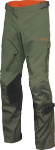Thor Range Pants Mens 44 Military Green Orange Waterproof Dual Sport - Waterproof over-the-boot pants, Men's size 44