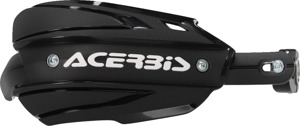 Acerbis Endurance-X Handguards Black/White Universal Pair - Durable closed handguards for 7/8-1 in handlebars