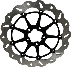 Wave Floating Brake Rotor - Black