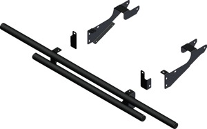 KFI Rear Bumper Black Steel For Polaris Ranger Crew 570 Full-Size - Steel rear bumper for Polaris Ranger Crew 570 Full-Size