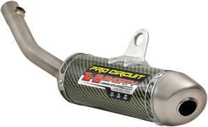 Ti-2 Shorty Slip On Exhaust Silencer - For 93-97 Honda CR125R