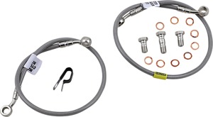 Stainless Steel Front Brake Line Kit - 2 Lines - For 00-06 Honda RC51