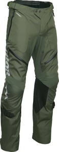 Thor Terrain Over-the-Boot Pants Military Green/Charcoal Gray 30 Men's - Dual sport over-the-boot pants in size 30 for men
