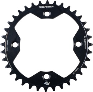 Fire Power Rear Steel Sprocket 36T Black For Honda TRX/ATC Models - 36T steel rear sprocket for Honda TRX/ATC models