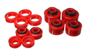 Red Body Mount Set Performance Polyurethane Fits 05-07 Ford F250/F350