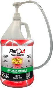 FLAT OUT Tire Sealant 1 Gallon - Universal tire sealant, 1 gal, prevents flats