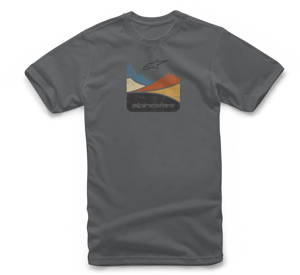 Alpinestars Expo Tee Shirt Charcoal 2X-Large - Short sleeve charcoal tee, size 2X-Large