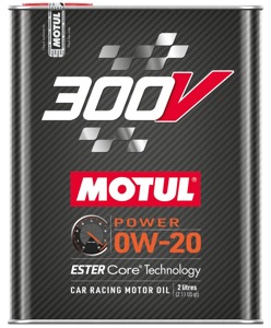 Motul 300V Power 0W20 Synthetic Engine Oil 6x2L Case