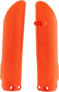 Acerbis Fork Covers Orange For KTM 85 SX Husqvarna TC 85 GasGas MC 85 - Orange fork covers for KTM 85 SX, TC 85, MC 85
