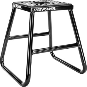 Fire Power Moto Stand Black Offroad Motorcycle Stand - Durable steel stand for MX/Off-Road bikes