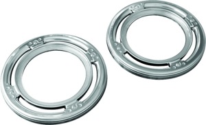 Kuryakyn Rear Speaker Accents Chrome - Fits Harley-Davidson
