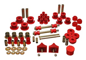 Red Hyper-Flex Master Bushing Kit Fits 66-76 Chrysler A Body