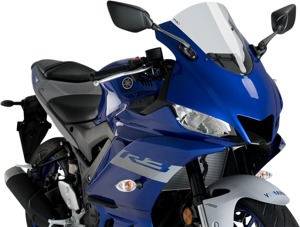 Puig R-Racer Clear Windscreen Fits Yamaha YZF-R3