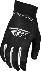 Fly Racing Pro Lite Gloves Black/White Medium - Ultra-lightweight minimalist race glove