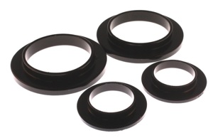 Black Rear Spring Isolator Set Fits 79-04 Ford Mustang SVO