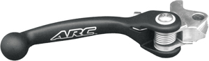 ARC Aluminum Folding Brake Lever Black For Honda CRF and Beta Models - Folding aluminum brake lever For Honda CRF, Beta RR
