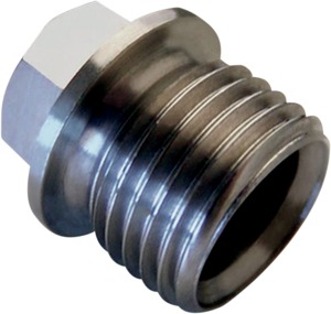 Moose Drain Plug M16x1.5 12mm Long Non-Magnetic Silver