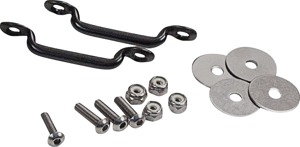 Giant Loop Footmans Loop Anchor Kit Black Universal - Universal anchor kit for webbing straps