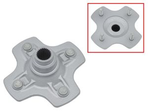 Bronco 4-Bolt Forged ATV Hub Left Right For Honda - Forged 4-bolt ATV hub, left or right, for Honda