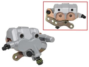 Bronco Front Left Brake Caliper with Pads AT-05A21 - Front left brake caliper with pads for ATVs
