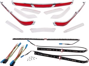 Show Chrome Plug 'N' Play Lighted Chrome Trunk Molding Inserts