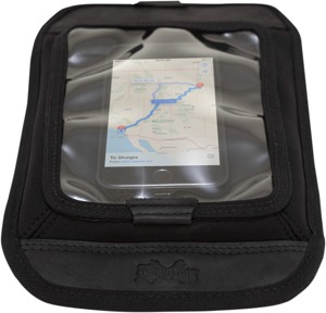 Voyager "Tank Screen" Tank Pad Magnetic Tank Bag w/ Clear Top Pocket - Ultra-low profile - 7 1/2 in. x 5 1/2