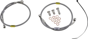 Stainless Steel Front Brake Line Kit - 2 Lines - For 04-06 Yamaha R1