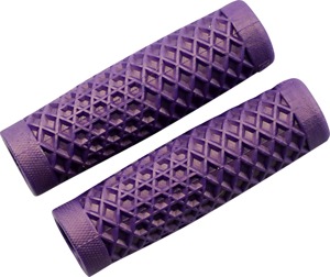 ODI Vans Grips Iridescent Purple 7/8" Pair - Classic waffle pattern grips in purple, 7/8" bars