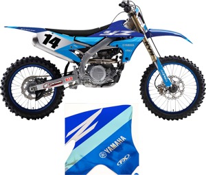 Factory Effex Candy Chrome Airbox/Shroud Graphics Kit For 2024 YZ250F/YZ450F