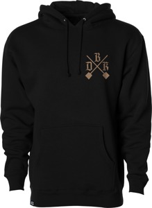 DBK Camo Shovels Hoodie Black 2X - Black camo shovels hoodie size 2X