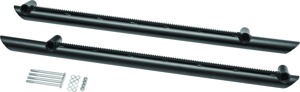 Kuryakyn Takrak Nerf Bars-Pol Rngr Blk