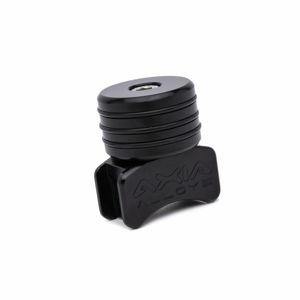 AXIA Helmet Air Hose Plug Mount Black - Mount for helmet air hoses, black color