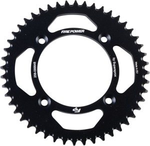 Fire Power Rear Sprocket Aluminum 48T Black - 48 tooth aluminum rear sprocket, black finish