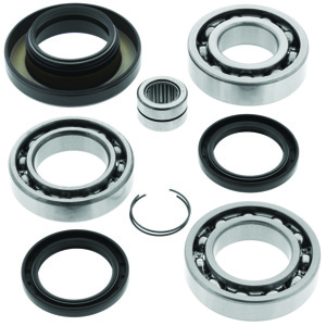 QuadBoss Rear Diff Bearing & Seal Kit For 05-14 TRX500FA - For 05-14 Honda TRX500FA FourTrax Foreman Rubicon