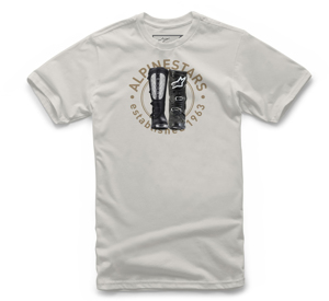 Alpinestars Victory Revolve Tee Natural Small - Short sleeve cotton tee, size Small, Natural color