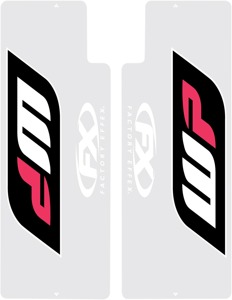 Factory Effex EVO Upper Fork Graphics Clear WP Kit Fits 2015 Models