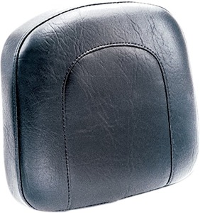 Mustang Vintage Sissy Bar Pad 9"x9.5" Black For Harley-Davidson