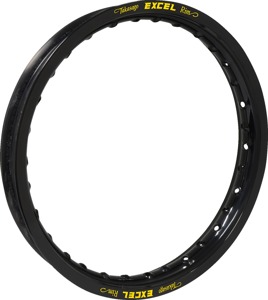 Excel Takasago Rim 19x2.15 36H Black Rear Off-Road - 19x2.15 36H Black Rim for Off-Road Rear Wheels