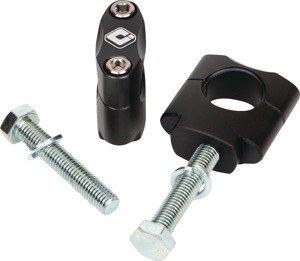 ODI MX 7/8 in Bar Mounts Black Pair for Honda Kawasaki - Bar mounts for Honda/Kawasaki 7/8 in handlebars