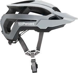100% Altec Fidlock Bicycle Helmet S/M Gray Fade Unisex - Advanced half face bicycle helmet, S/M, Gray Fade