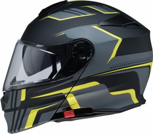 Z1R Solaris 2.0 Slater Modular Helmet 4XL Matte Hi-Vis Yellow - Modular helmet with drop-down sun visor