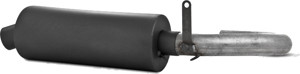 MBRP Sport Slip-On Exhaust Muffler Black Fits 04-07 Yamaha 660 Rhino