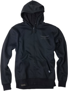 Men's Gold Wing Burst Zip Hoody - Gw Burst Zip Hoody Blk Xl