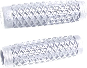 ODI Vans Grips White 7/8 in. Pair - White rubber grips, closed end, 7/8 in. bars, pair