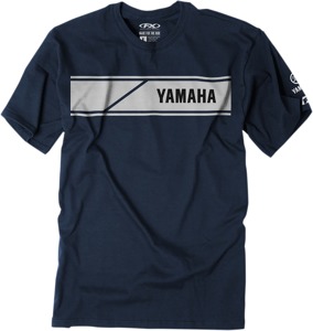 Factory Effex Men's Yamaha Speed Block Tee Navy Medium